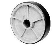 Mold on polyurethane wheel