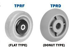 thermoplasdtic rubber wheels